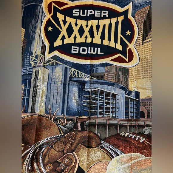 Houston Texas , Super-bowl NFL throw blanket! Amazing colors and condition! 🏈 - Picture 6 of 7